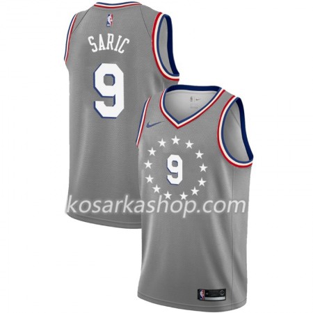 Dres Philadelphia 76ers Dario Saric 9 Nike 2018-19 City Edition Siva Swingman